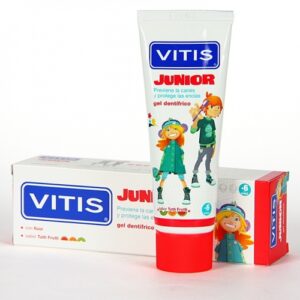 DENTAID гел паста за зъби VITIS Junior Tutti Frutti за деца над 6 год.,75 ml