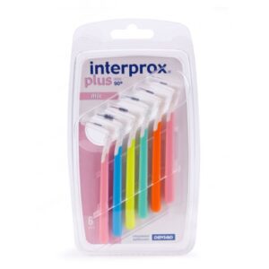 DENTAID интердентални четки за зъби INTERPROX PLUS 2G mix ( 0.6 - 1.1 ), 6 бр. блистер