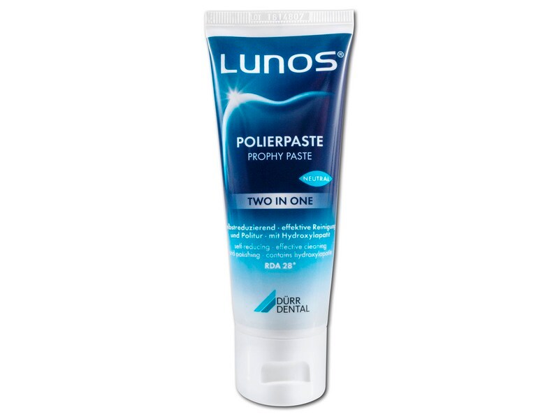 Lunos ® Полираща паста Two in One - Нетрален вкус, 100 g.