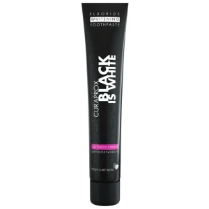 Curaprox Black is White т избелваща паста за зъби с естествен активен въглен, 90 мл.