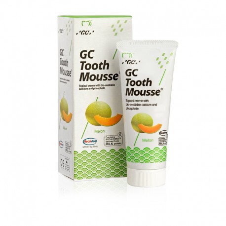 Дентален крем GC Tooth Mousse Пъпеш, 35 мл
