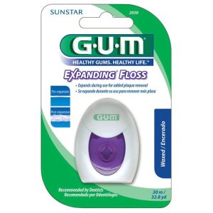 GUM Expanding Floss Разширяващ се конец за зъби, 30 м
