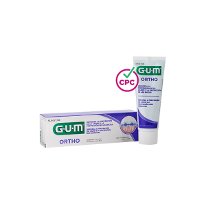GUM ORTHO Паста за зъби при брекети и ортодонтски апарати, 75 мл