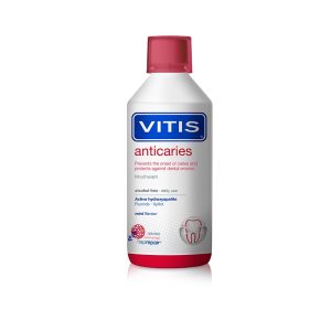 Dentaid Vitis Anticaries Вода за уста против кариеси , 500 мл