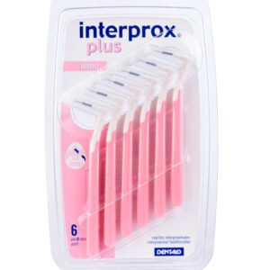 DENTAID Интердентални четки за зъби INTERPROX PLUS 2G nano NEW 0.7 mm, 6 бр. блистер