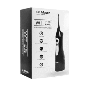 Орален душ DR. Mayer WT 3100 Black, преносим, 5 накрайника