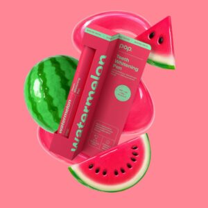 Pop Oral Beauty Избелваща писалка за зъби, вкус диня, 4 ml
